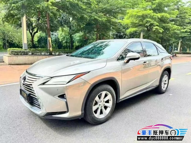 16年雷克萨斯RX轿车抵押车出售