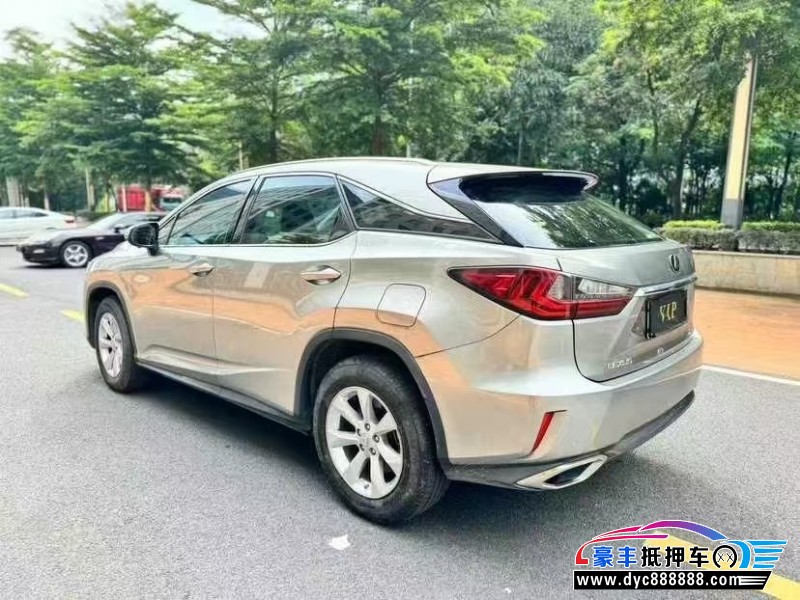 16年雷克萨斯RX轿车抵押车出售