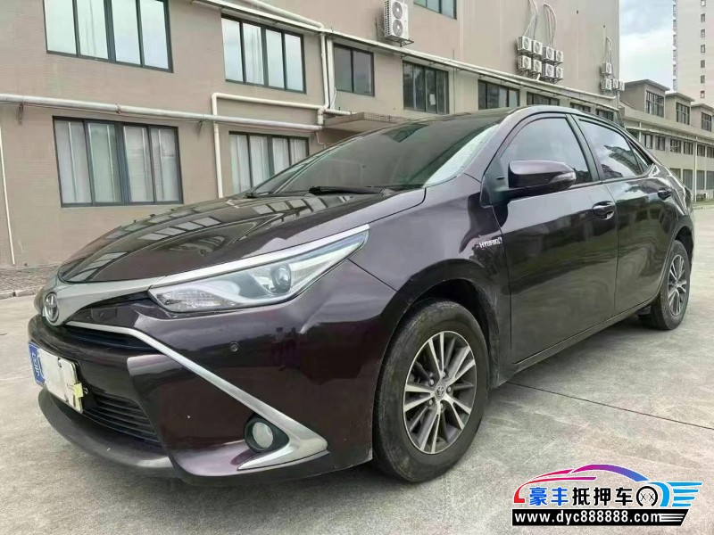 16年丰田雷凌轿车抵押车出售