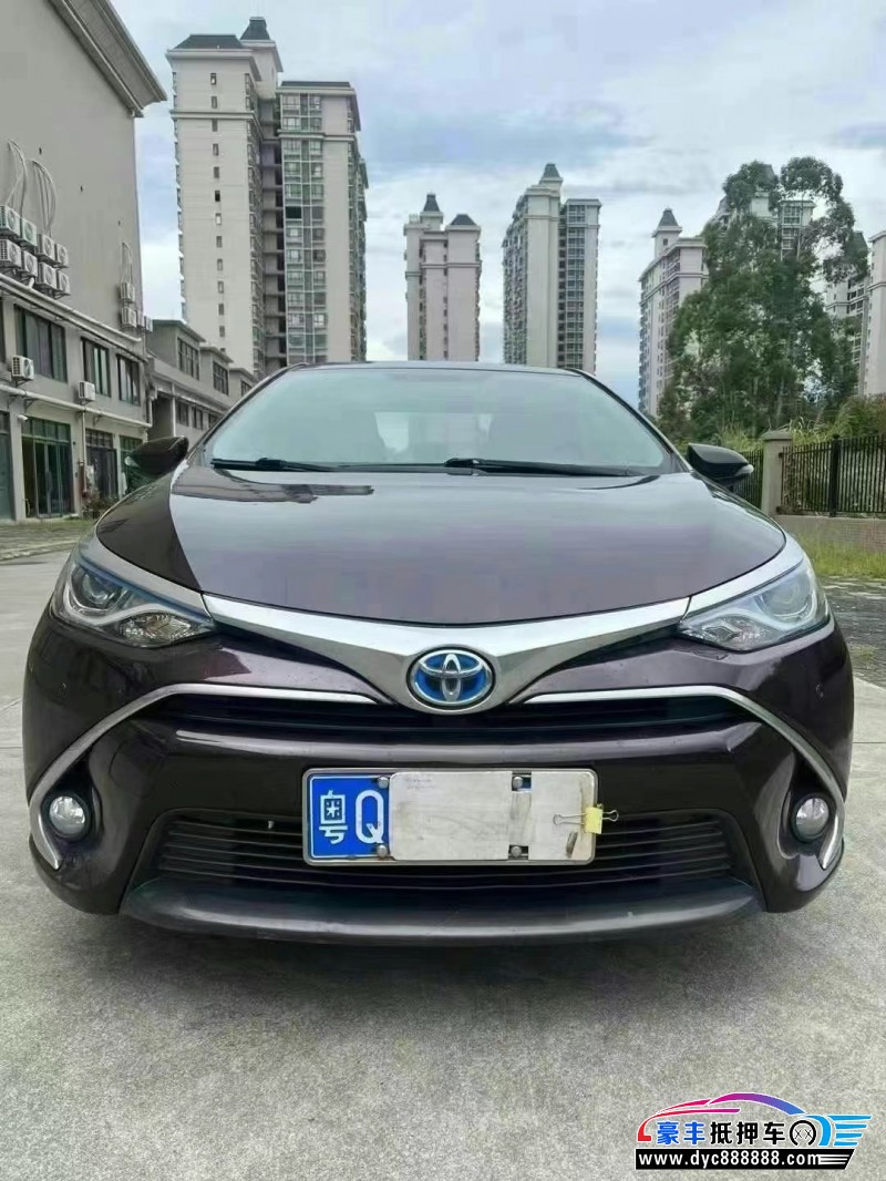 16年丰田雷凌轿车抵押车出售