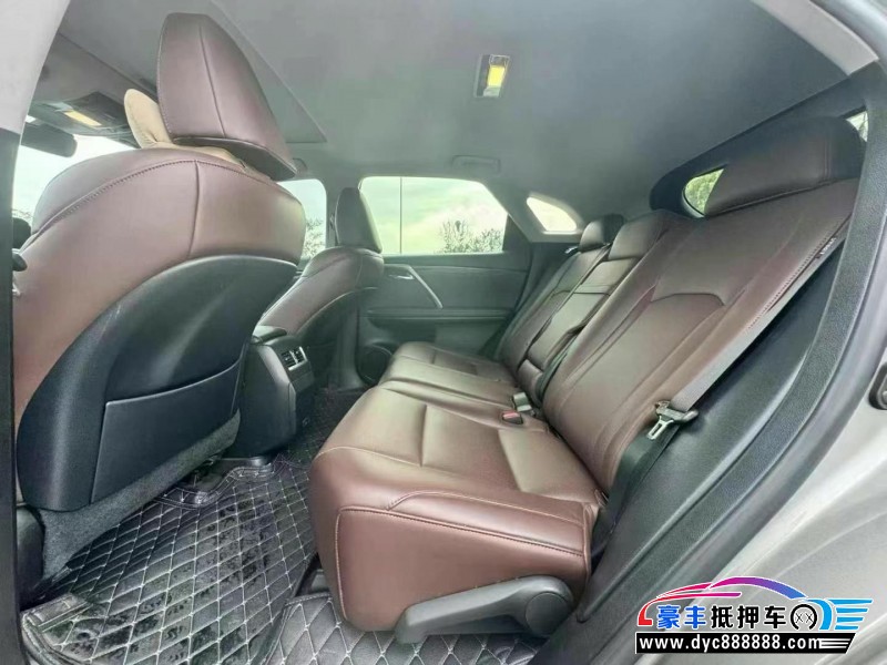 22年雷克萨斯RX轿车抵押车出售