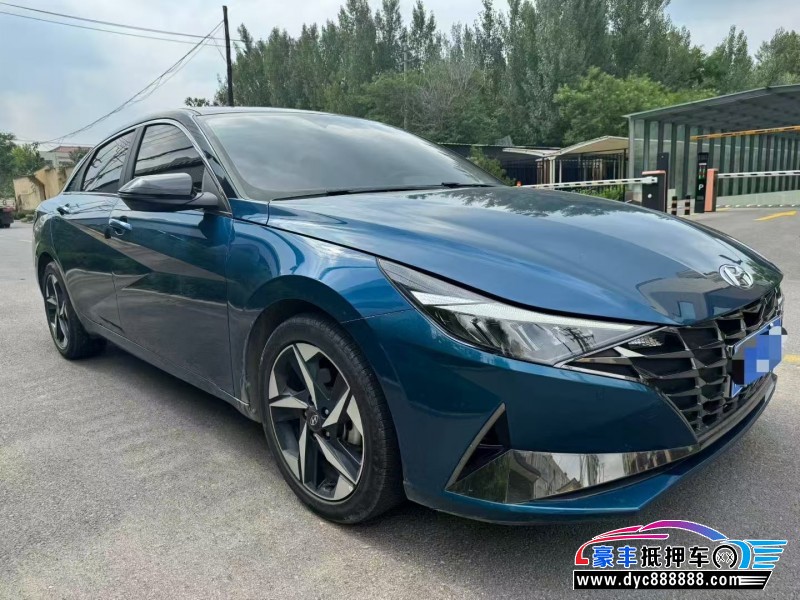 23年现代伊兰特轿车抵押车出售