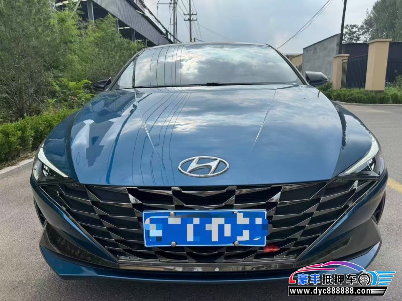 23年现代伊兰特轿车抵押车出售