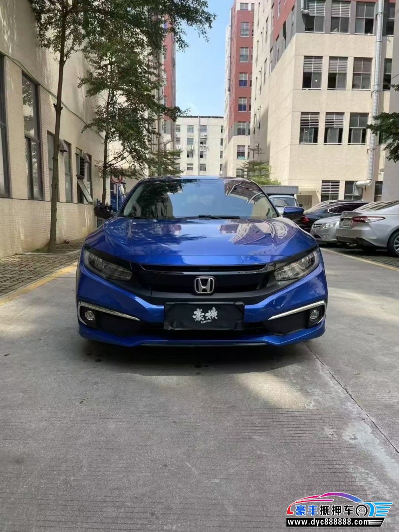 19年本田思域轿车抵押车出售