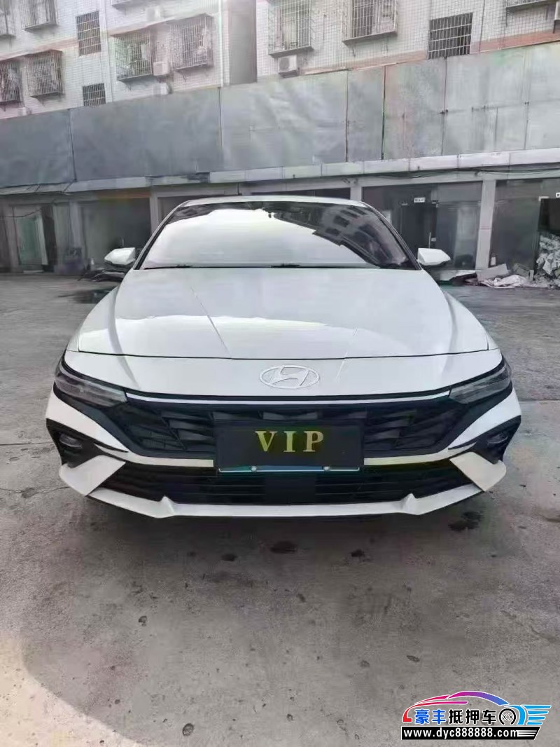 23年现代伊兰特轿车抵押车出售