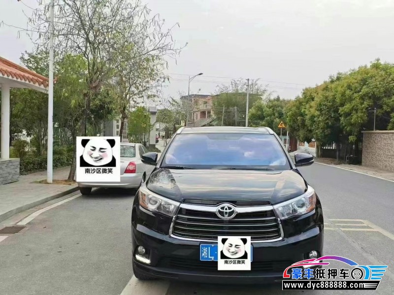 16年丰田汉兰达轿车抵押车出售