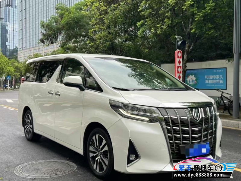 19年丰田埃尔法轿车抵押车出售