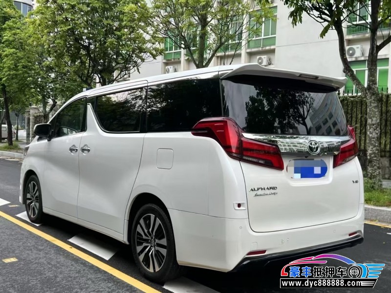 19年丰田埃尔法轿车抵押车出售