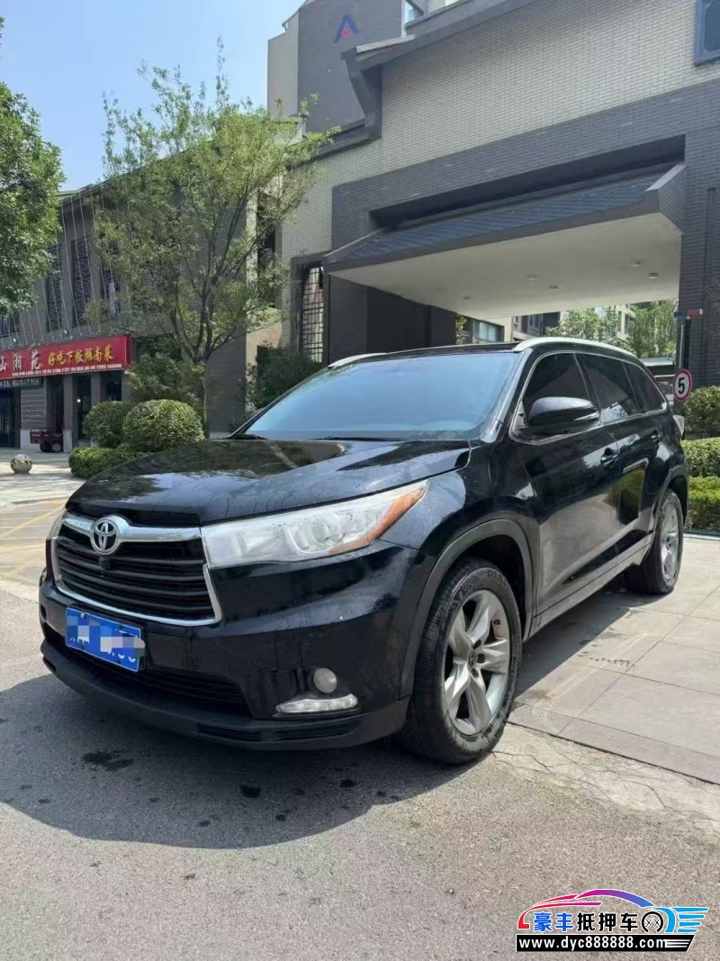 18年丰田汉兰达轿车抵押车出售