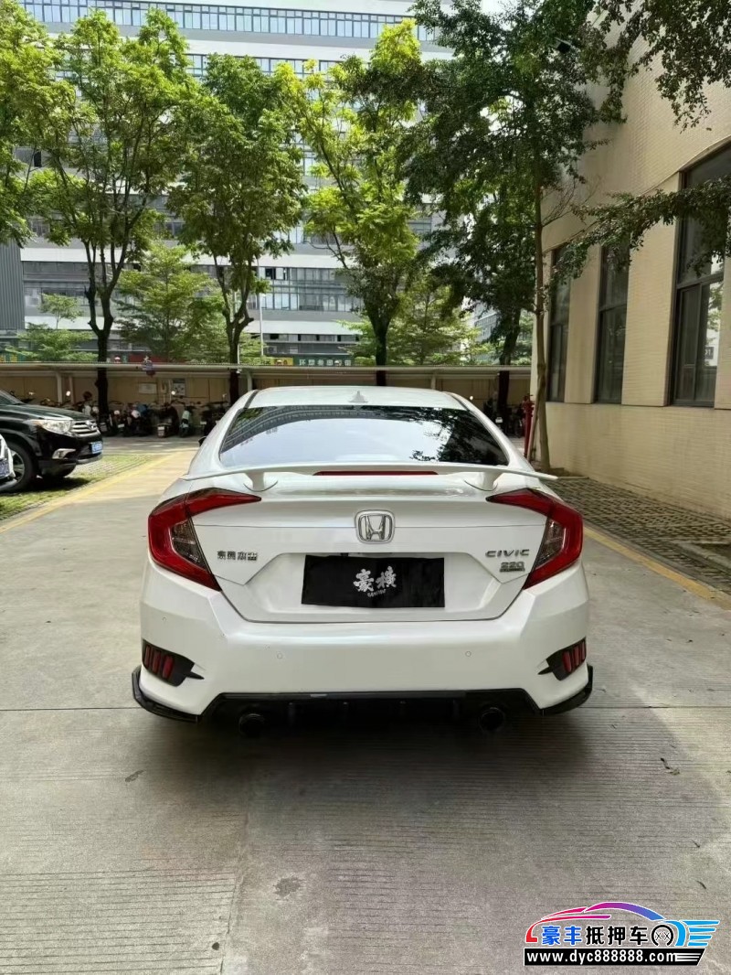 18年本田思域轿车抵押车出售