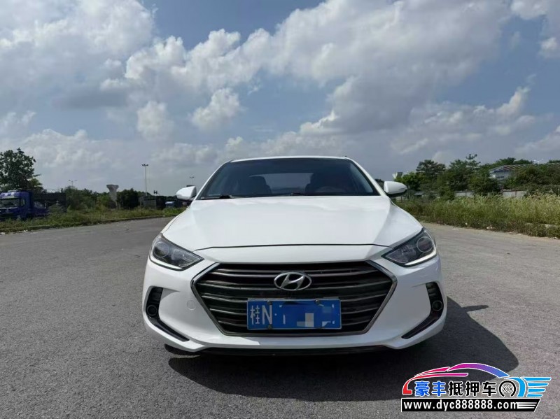 18年现代领动轿车抵押车出售