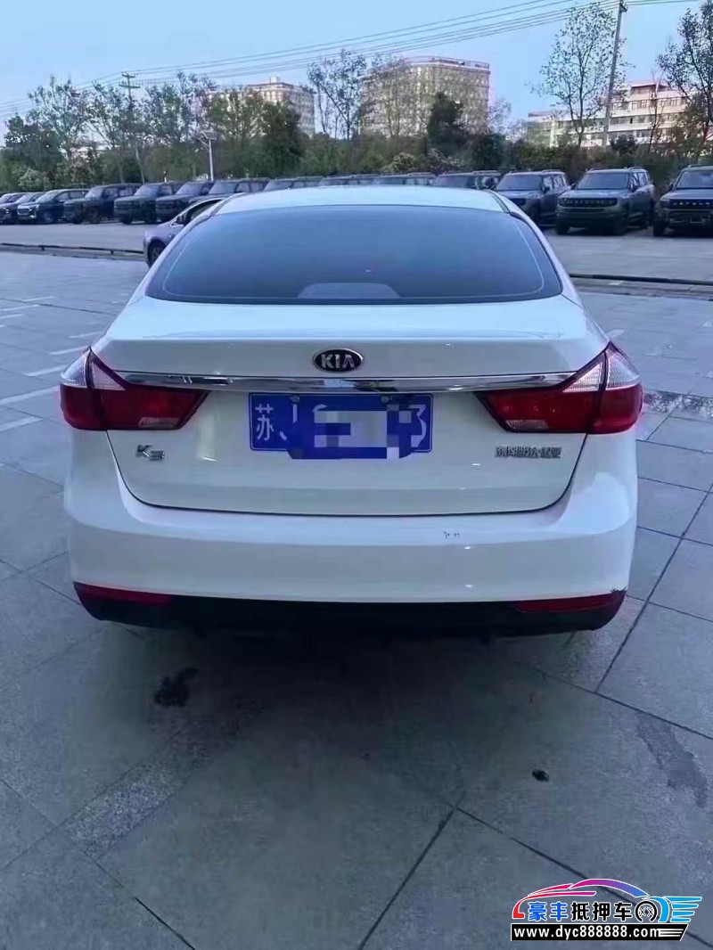 18年起亚K3轿车抵押车出售