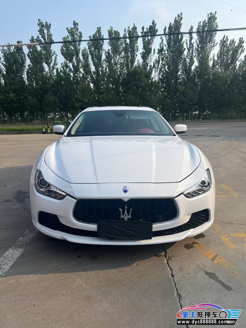 16年玛莎拉蒂Ghibli轿车抵押车出售