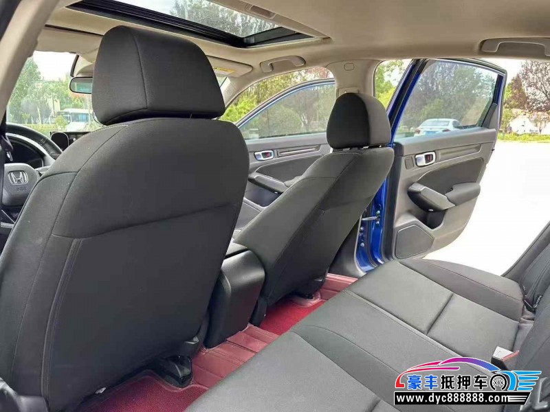 22年本田思域轿车抵押车出售