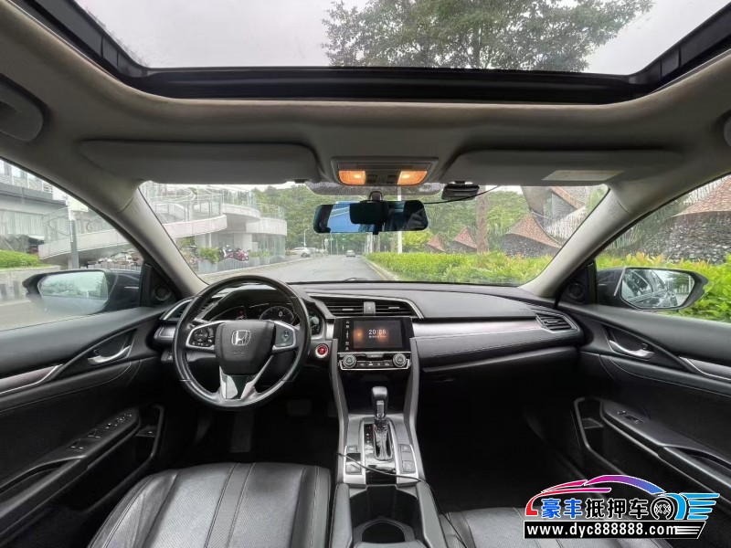 18年本田思域轿车抵押车出售