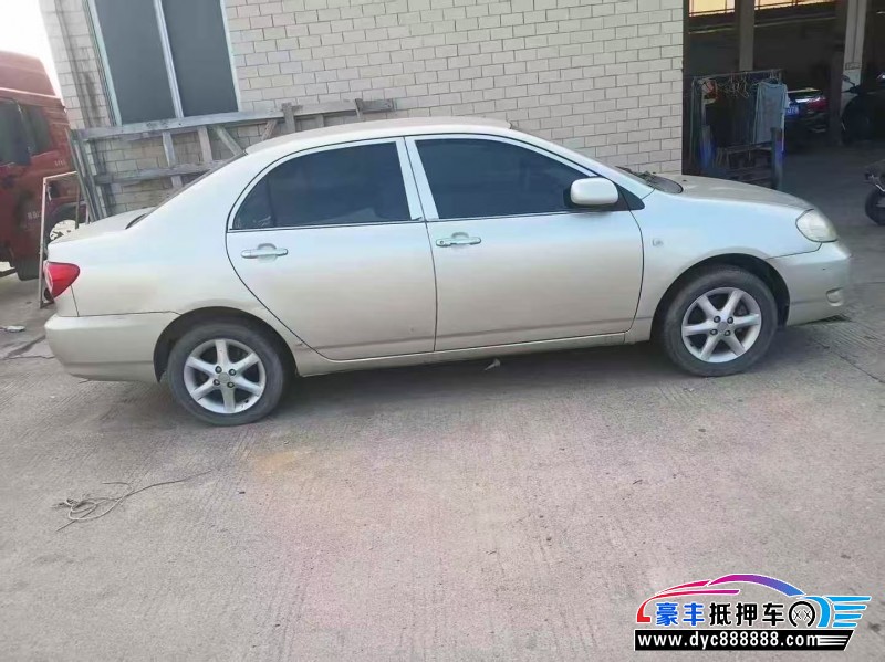 07年丰田花冠轿车抵押车出售