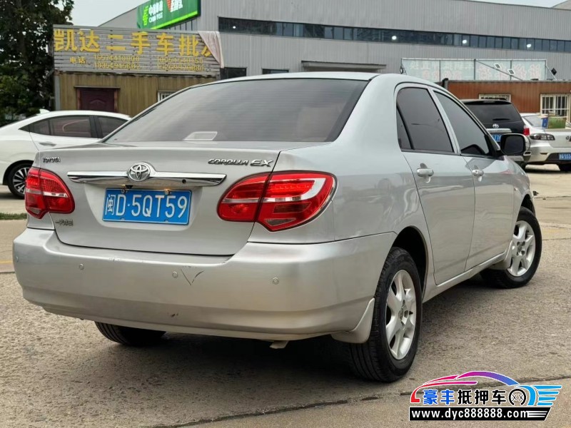 13年丰田花冠轿车抵押车出售