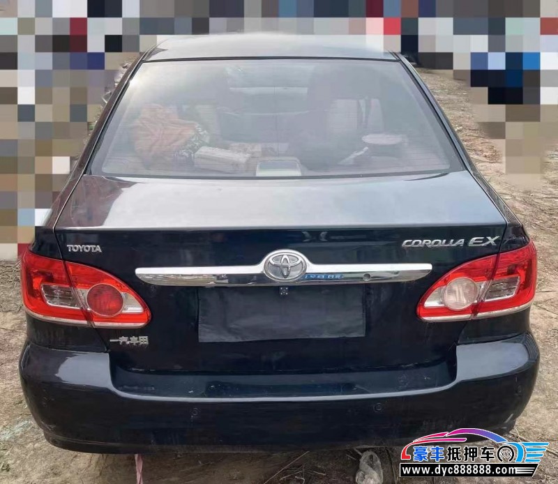 12年丰田花冠轿车抵押车出售