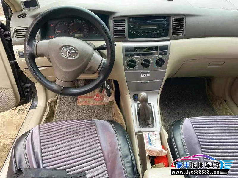 12年丰田花冠轿车抵押车出售