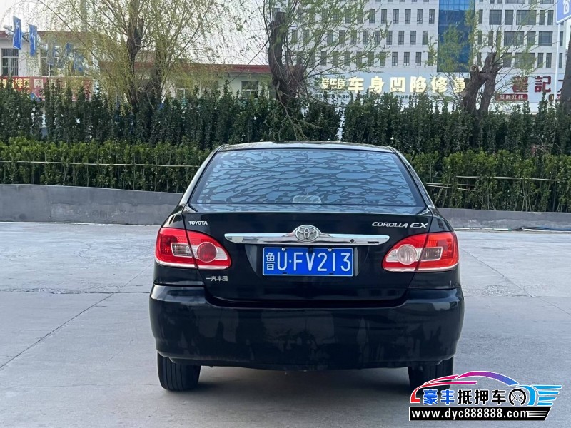 12年丰田花冠轿车抵押车出售