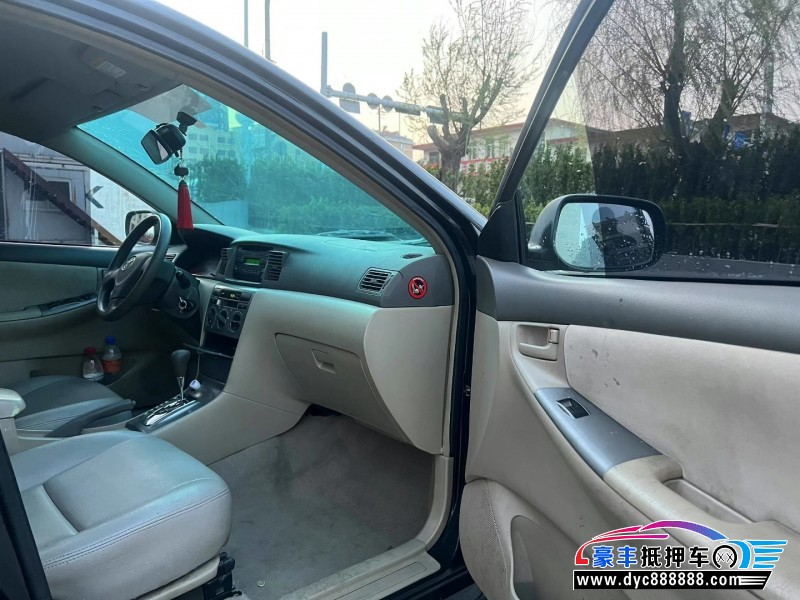 12年丰田花冠轿车抵押车出售