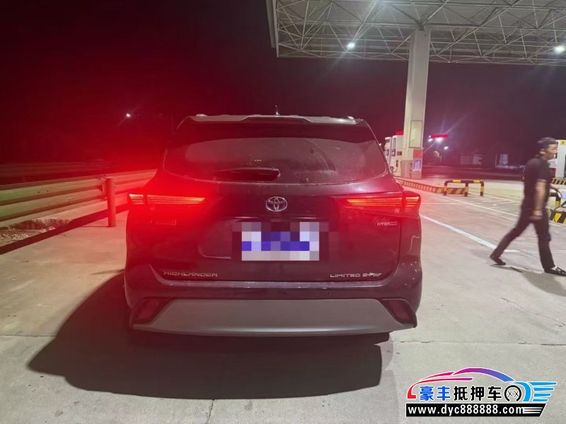 22年丰田汉兰达轿车抵押车出售