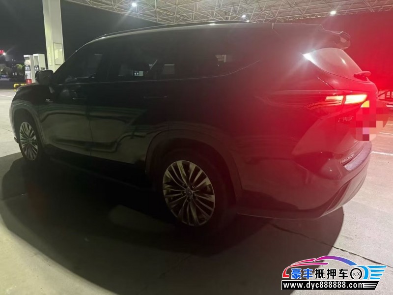 22年丰田汉兰达轿车抵押车出售