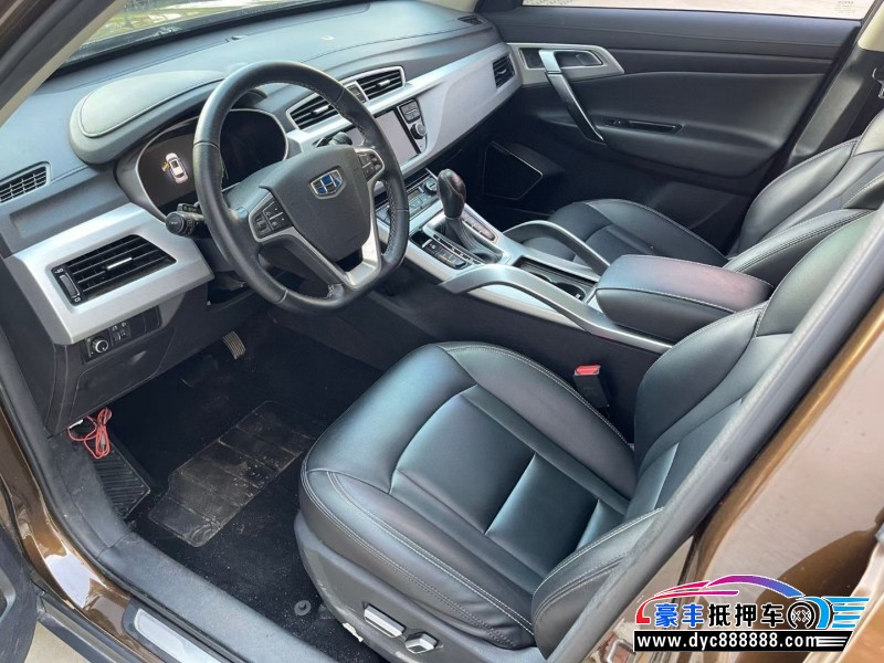 17年吉利博越轿车抵押车出售