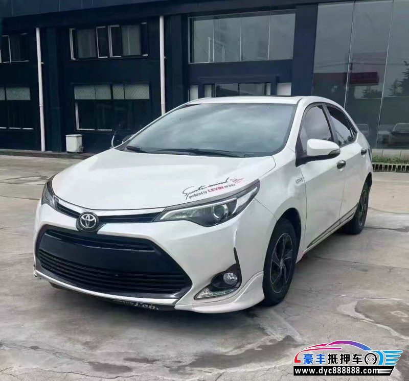 18年丰田雷凌轿车抵押车出售