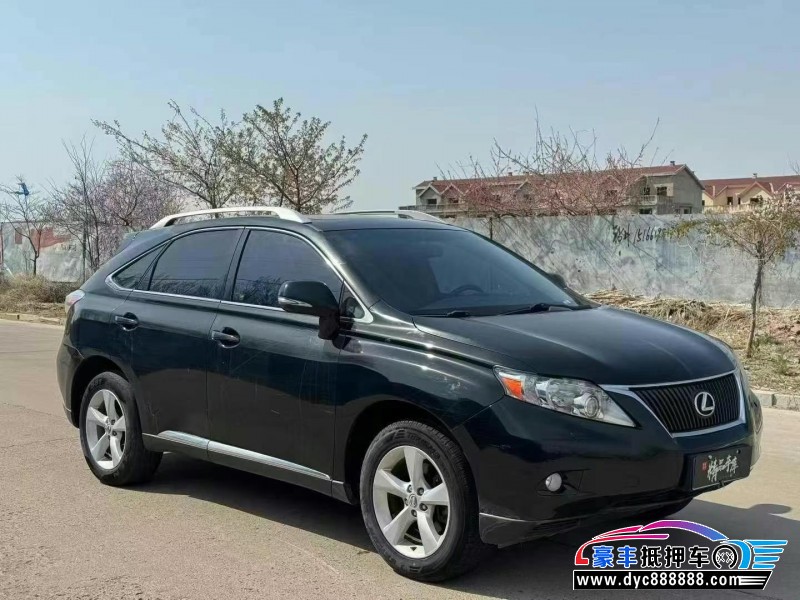 12年雷克萨斯RX轿车抵押车出售
