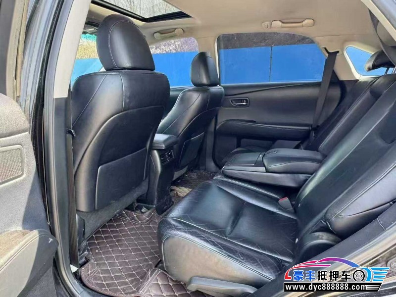 12年雷克萨斯RX轿车抵押车出售