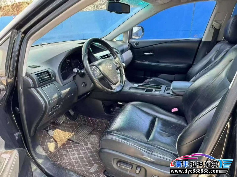 12年雷克萨斯RX轿车抵押车出售