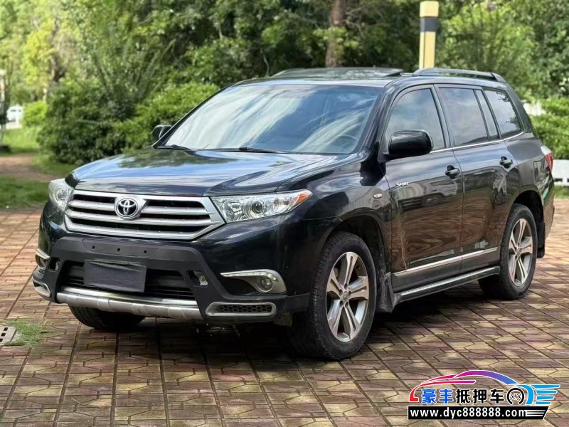 13年丰田汉兰达轿车抵押车出售