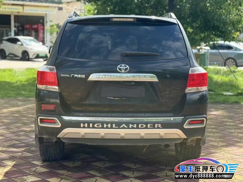 13年丰田汉兰达轿车抵押车出售