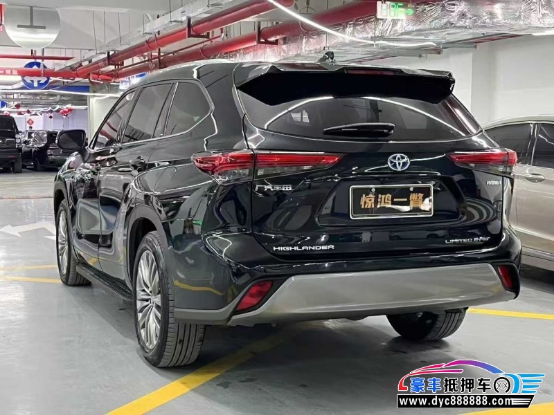 22年丰田汉兰达轿车抵押车出售