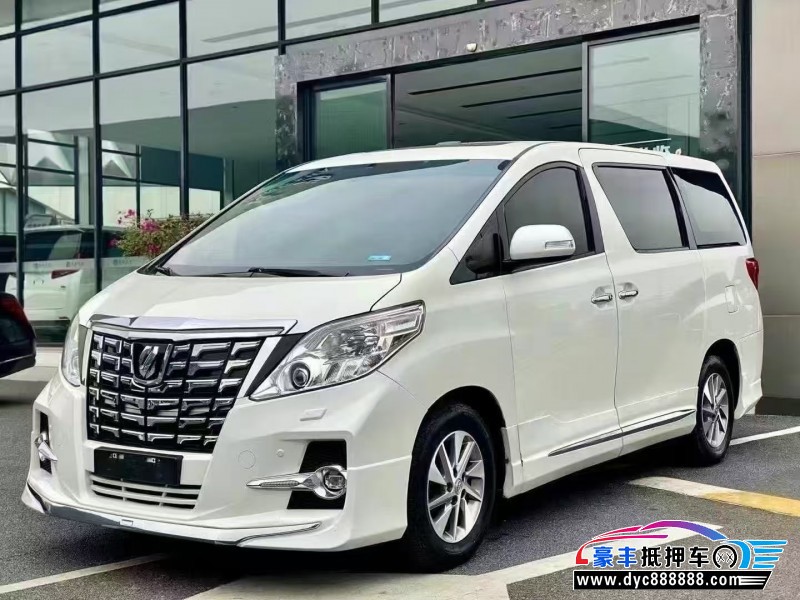 11年丰田埃尔法轿车抵押车出售