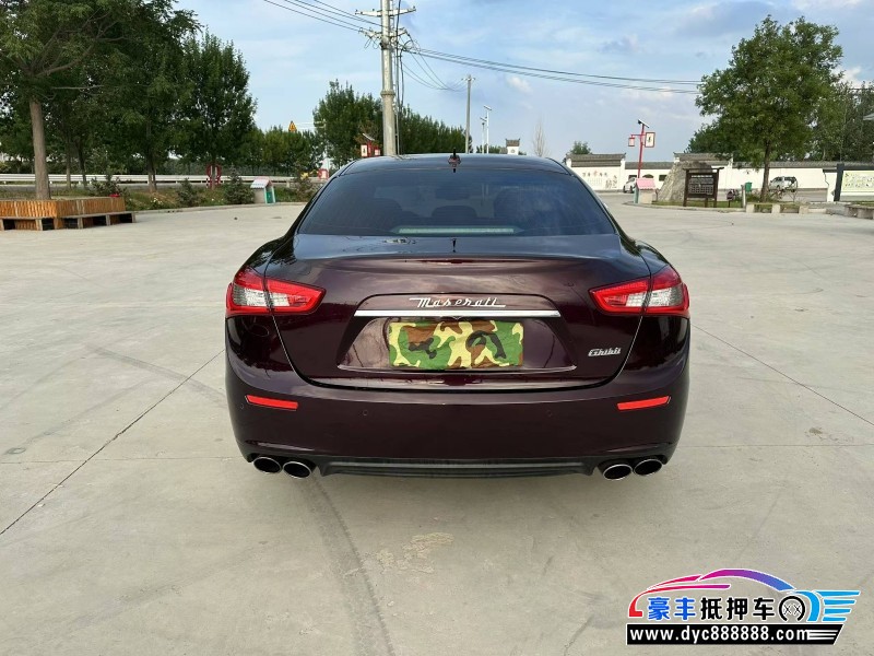 16年玛莎拉蒂Ghibli轿车抵押车出售