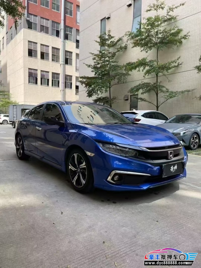 19年本田思域轿车抵押车出售