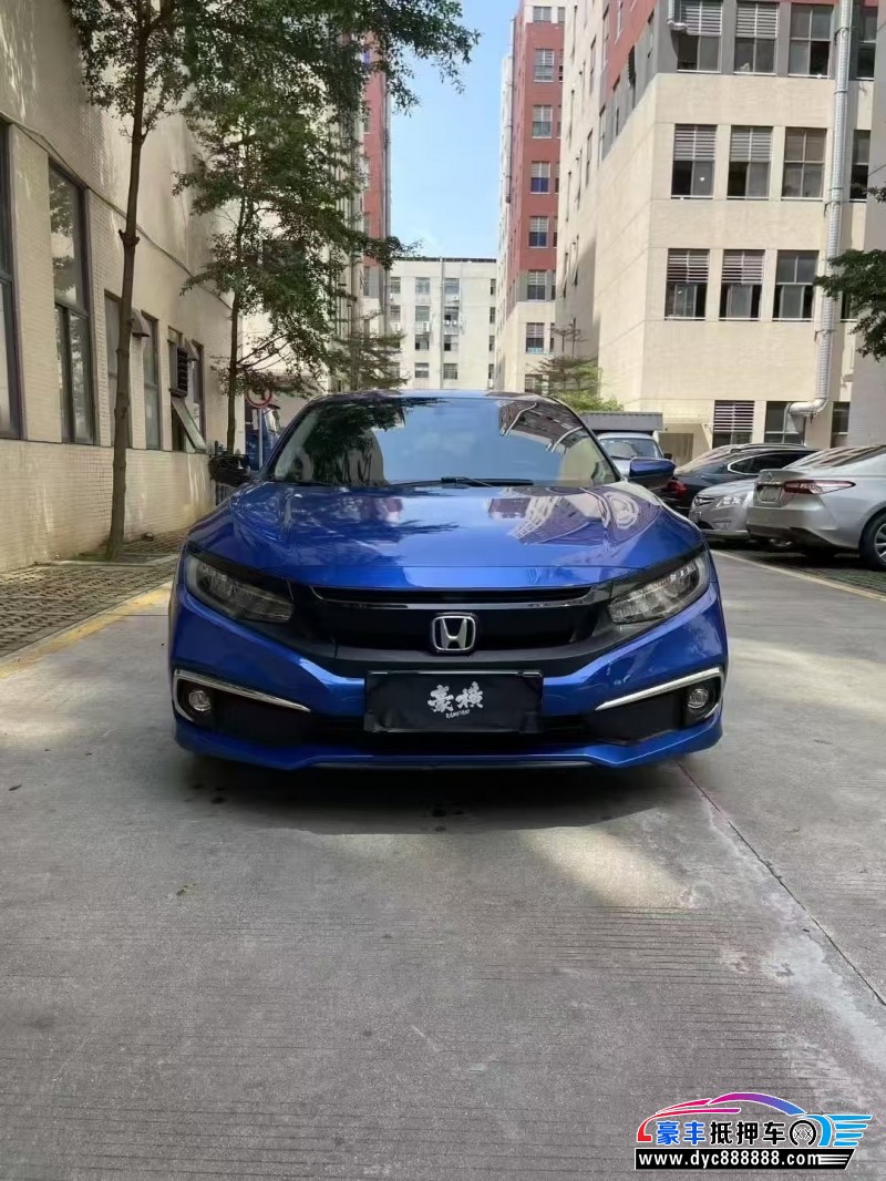 19年本田思域轿车抵押车出售