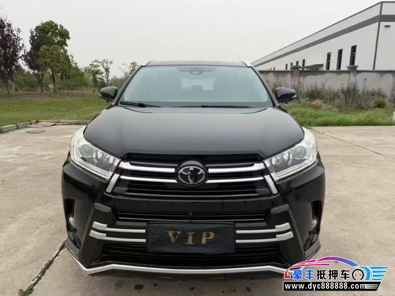 19年丰田汉兰达轿车抵押车出售