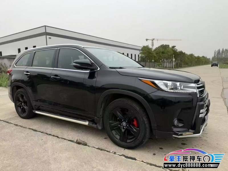 19年丰田汉兰达轿车抵押车出售