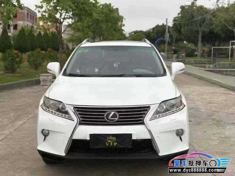 13年雷克萨斯RX轿车抵押车出售