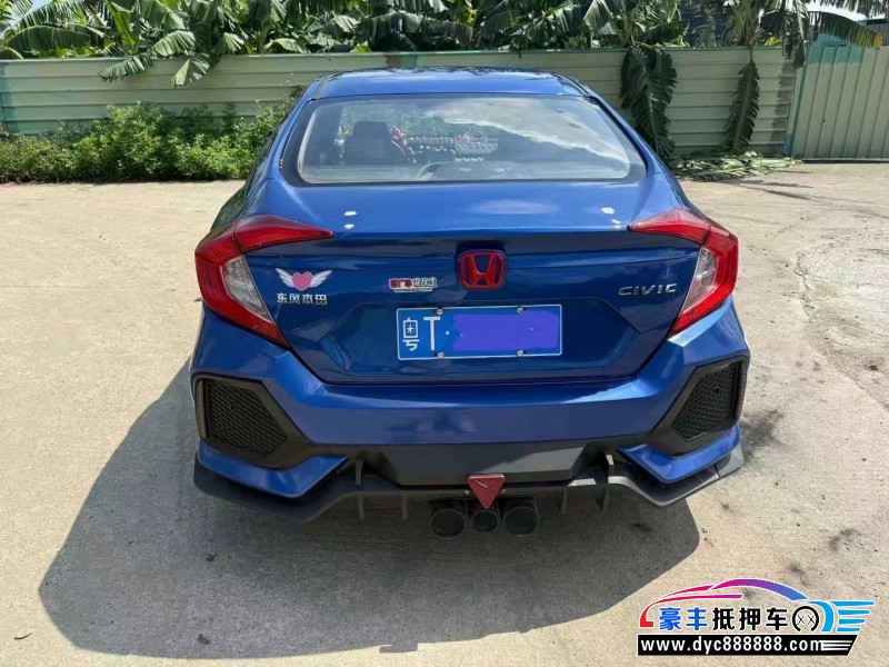 17年本田思域轿车抵押车出售