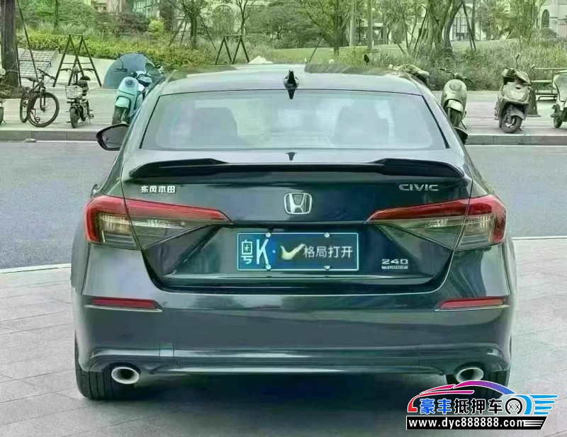 22年本田思域轿车抵押车出售