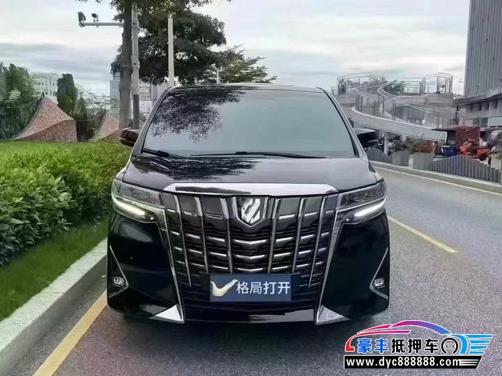 19年丰田埃尔法轿车抵押车出售