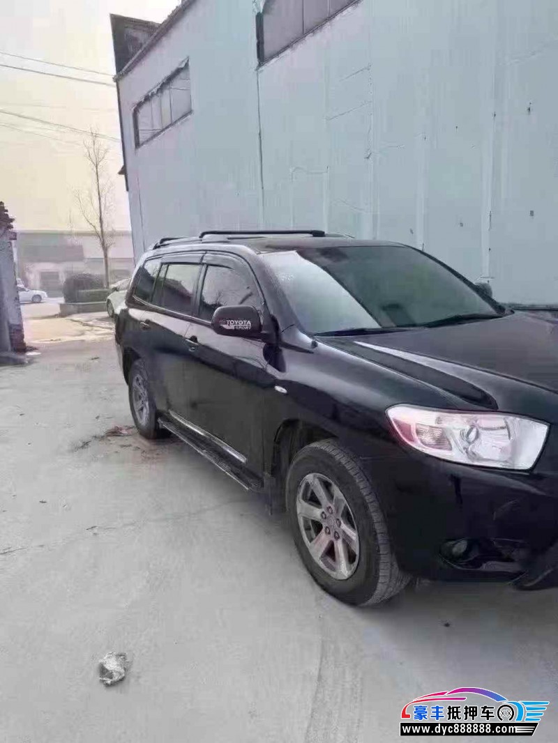 10年丰田汉兰达轿车抵押车出售