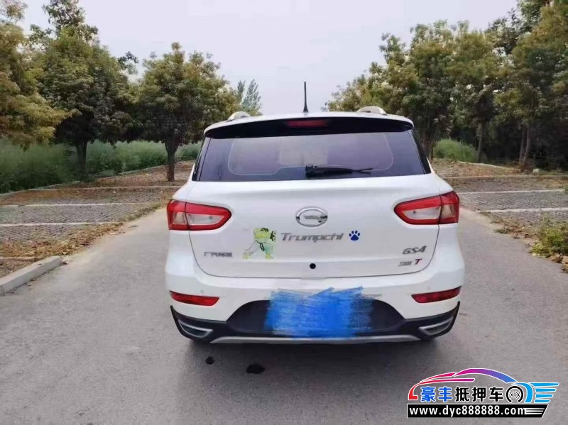 18年传祺GS4轿车抵押车出售