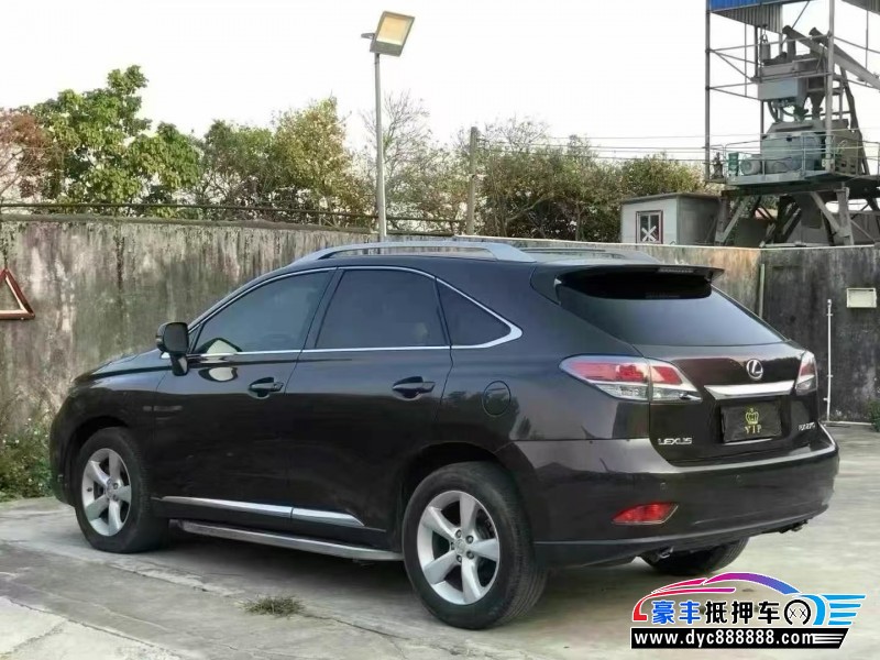 13年雷克萨斯RX轿车抵押车出售