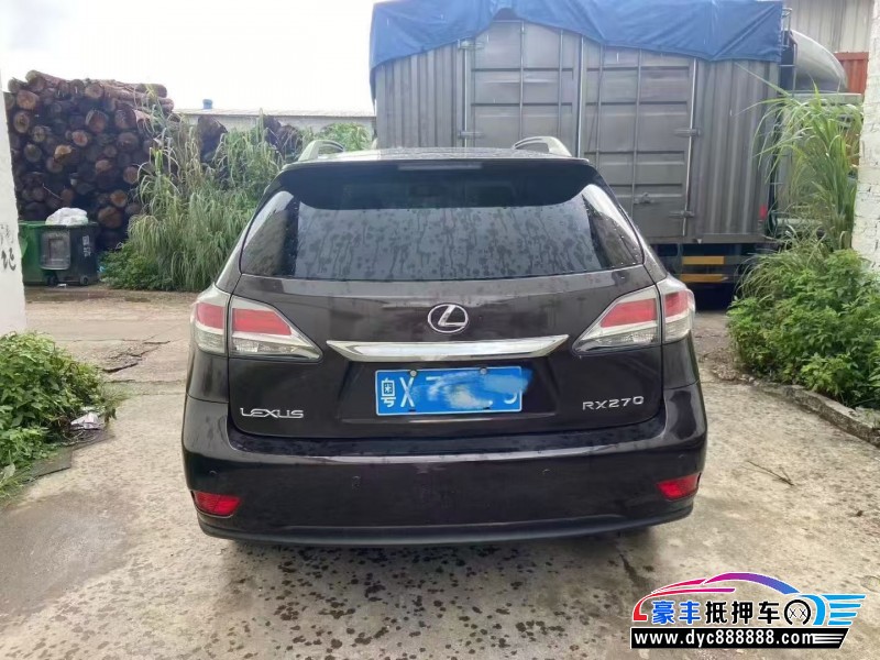 12年雷克萨斯RX轿车抵押车出售
