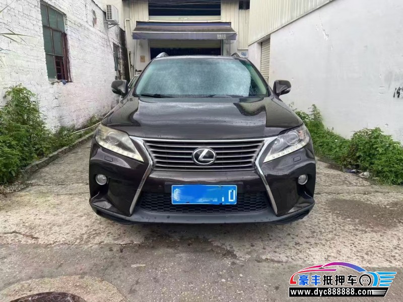 12年雷克萨斯RX轿车抵押车出售